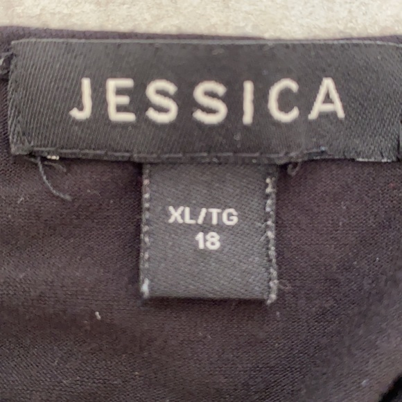 Jessica black short sleeve top - Picture 4 of 5